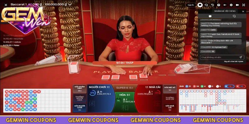 Baccarat Gemwin - Game Bài Đổi Thưởng Uy Tín Nhất Hiện Nay 2 Trò cược chia ba cửa chính rõ ràng