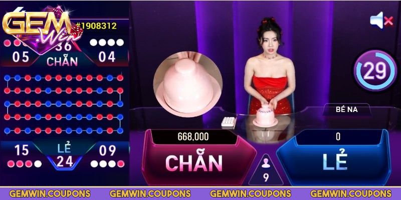Xóc Đĩa Live Gemwin – Cá Cược Trực Tiếp, Minh Bạch 2 Tài khoản phải kích hoạt và có đủ số dư