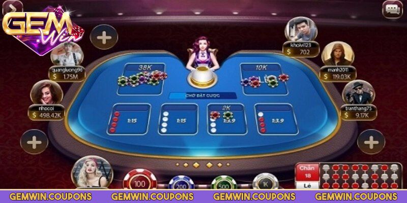 Xóc Đĩa Online Gemwin – Trải Nghiệm Đỉnh Cao, Cực Dễ Thắng 2 Có thể chọn phòng theo mức cược phù hợp